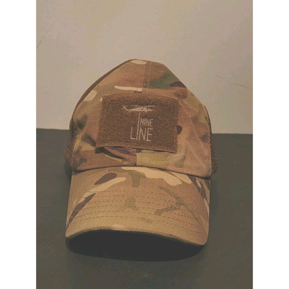 Nine Line Apparel Camo Hat Patriotic Adjustable Strap Tactical Cap Hunting
